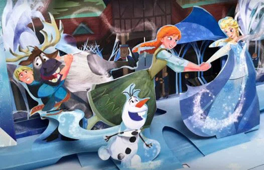 Frozen Pop Up Book
